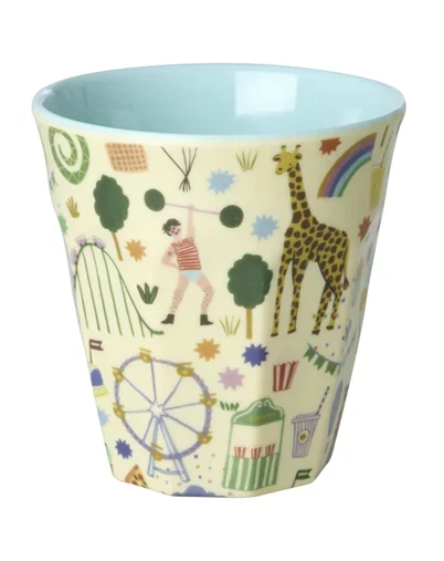 Rice Kids - Mellem Børnekop - Mint - Fun Fair Print